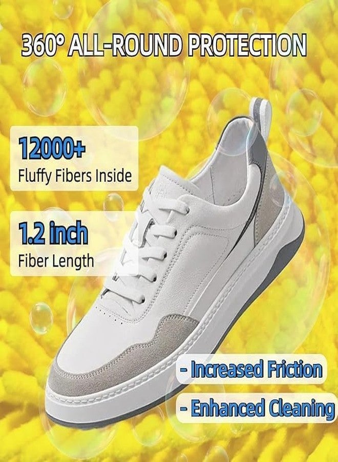 TONSYL Shoe Washing Bags, Reusable Shoe Cleaner With Zipper, 360° Deep Clean Shoe Wash Sneakers, Protect Shoes in Reusable Microfiber Shoe Laundry For Sneakers, Running Shoes - Image 3